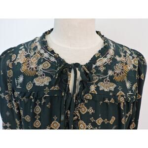 Knox Rose Prairie Style Blouse with Embroidery design